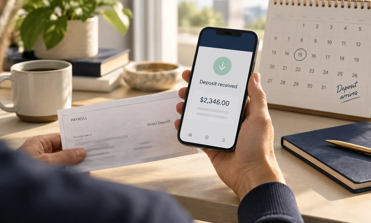 Does Chase pay direct deposit early?