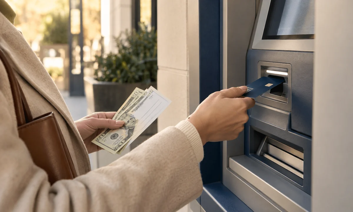 Deposits, ATM cash and check holds