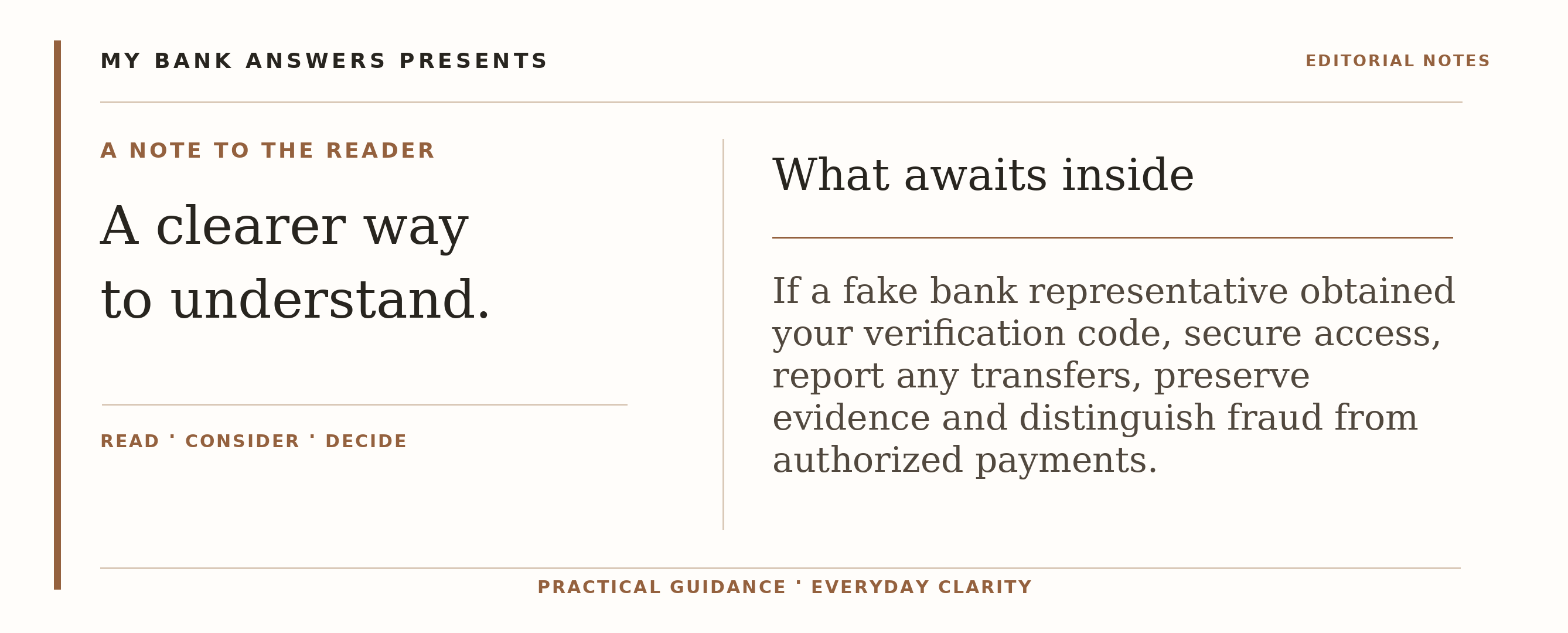 Editorial introduction: If a fake bank representative obtained your verification code, secure access, report any transfers, preserve evidence and distinguish fraud fr